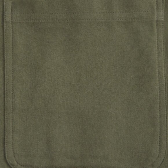 Mode of One Men's Relaxed-Fit Flannel Wovens Shirt Wild Ivy Size M - Picture 3 of 9